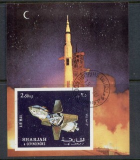 Sharjah-1972-MiMS112A-Apollo-16-Lunar-Module-undocking-MS-CTO