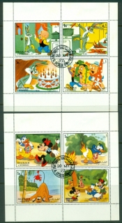 Sharjah-1972-Mi1083-1090-Cartoon-Characters