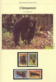 Sierra-Leone-1983 WWF Chimpanzee