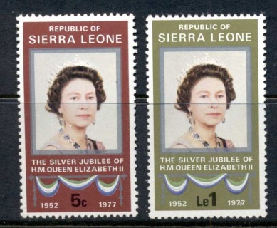 Sierra-Leone-1977-QEII-Silver-Jubilee-MUH