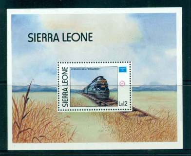 Sierra-Leone-1986-AMERIPEX-Train-MS-MUH-lot51881