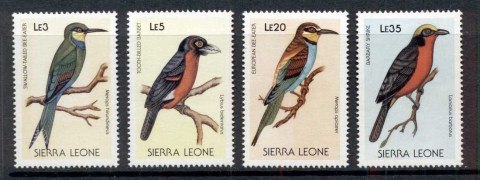 Sierra-Leone-1988-Birds-4v-MUH