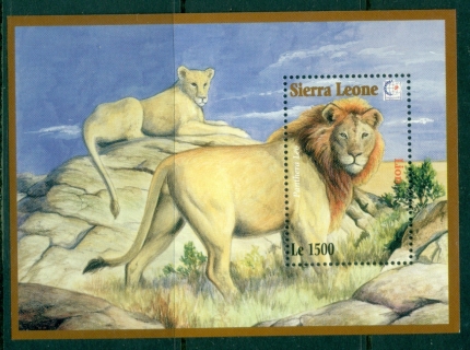 Sierra-Leone-1995-International-Stamp-Exhibition-Singapore-95-Singapore-Lion-MS-MUH