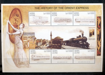 Sierra-Leone-2001-History-of-the-Orient-Express-First-Sleeping-Car-sheetlet-MUH