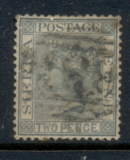 Sierra-leone-1883-93-QV-Portrait-Wmk-Crown-CA-2d-slate-FU