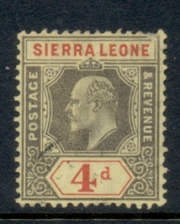 Sierra-leone-1907-10-KEVII-Wmk-Multi-Crown-CA-4d-FU