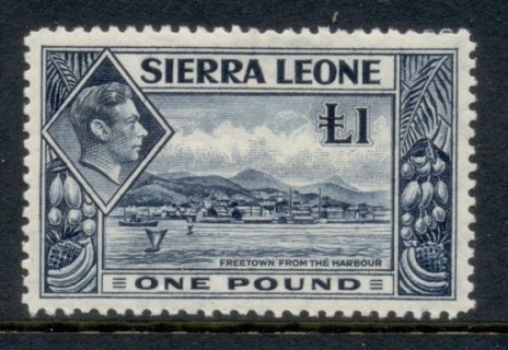 Sierra-leone-1938-44-KGVI-Pictorial-1-Pound-MLH