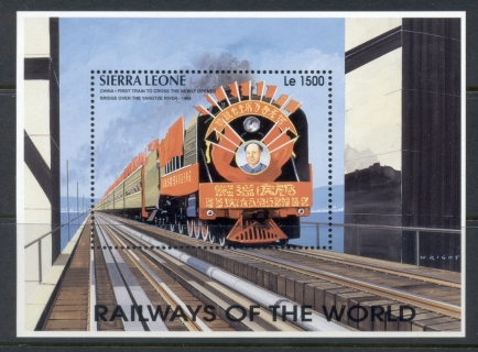 Sierra-leone-1995-Railways-of-the-World-MS-MUH