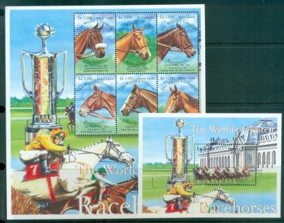 Sierra-Leone-2001-Worlds-Greatest-Racehorses-2xMS-part-set-MUH-lot81736