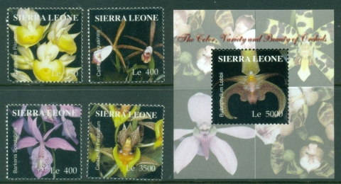 Sierra-Leone-2004-Flowers-Orchids-MS-MUH