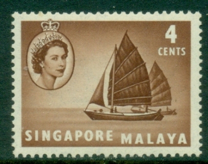 Singapore-1955-QEII-Pictorial-Ship-4c-Twa-kow-MLH