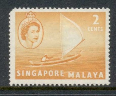 Singapore-1955-QEII-Pictorials-Ships-2c-MLH