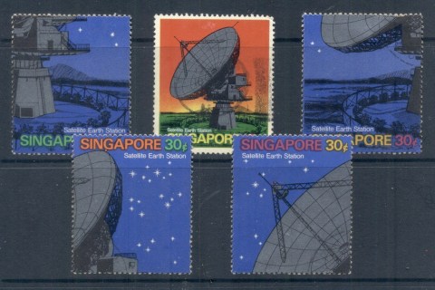 Singapore-1971-Space-Satellite-Earth-Station-FU