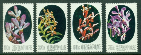 Singapore-1976-Flowers-Aranda-Orchids-MLH