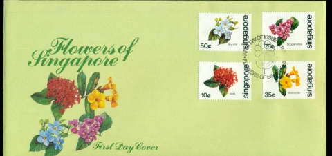 Singapore-1980-Flowers-of-Singapore-FDC