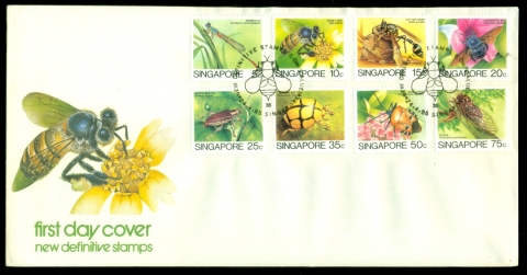 Singapore-1985-Insects-to-75c-FDC