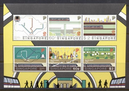 Singapore-1988-MRT-Mass-Rapid-Transport-MS-MUH