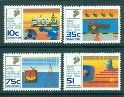 Singapore-1988-National-TV-25th-Anniv-MUH-Lot31924