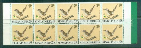 Singapore-1991-Birds-booklet-MUH