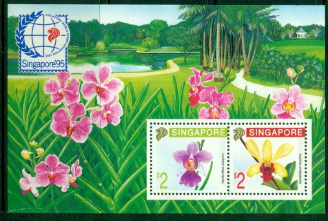 Singapore-1992-Flowers-Orchids-MS-MLH