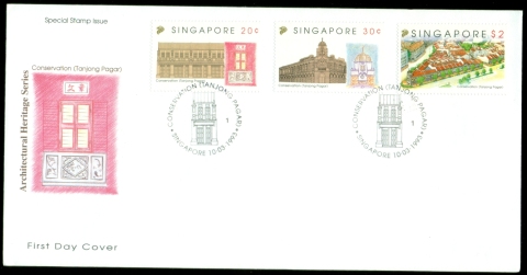 Singapore-1993-Architectural-Heritage-Preservation-of-Tanjong-Pagar-FDC