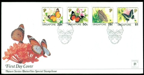 Singapore-1993-Insects-Butterflies-FDC