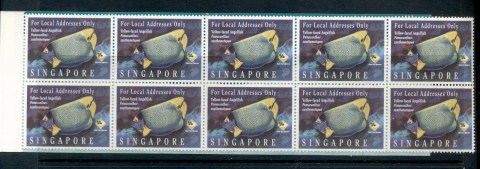 Singapore-1995-Angelfish-booklet-MUH