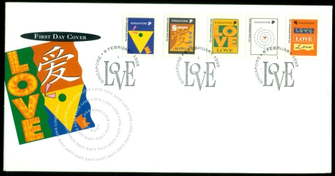 Singapore-1995-Greetings-Love-FDC