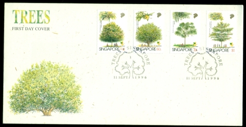 Singapore-1996-Trees-FDC