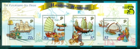 Singapore-1999-Maritime-Heritage-MS-MUH