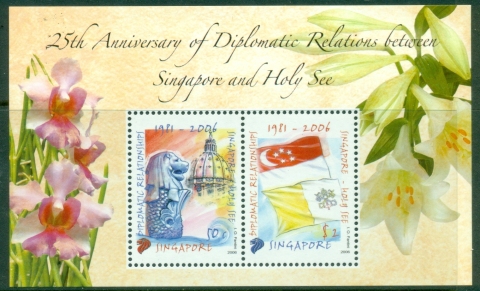 Singapore-2006-Diplomatic-Relations-Vatican-City-MS-MUH