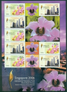 Singapore-2006-International-Monetary-Fund-Flowers-MS-MUH-XL-Shipping
