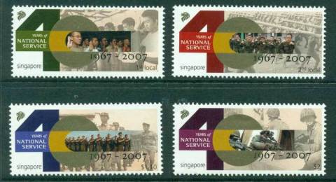 Singapore-2007-40-Years-of-National-Service-MUH-Lot23504