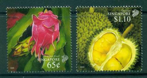 Singapore-2008-Joint-Issue-Vietnam-Fruits-MUH-Lot23496