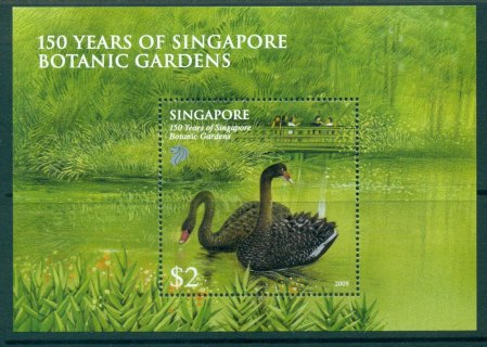 Singapore-2009-Botanic-Gardens-Swan-MS-Lot24508