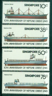 Singapore-1978-Neptune-Oriental-Shipping-Lines-10th-Anniversary-MUH