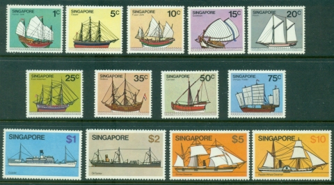 Singapore-1980-Pictorials-Ships-MLH
