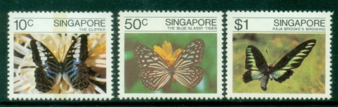 Singapore-1982-Insects-Butterflies-MUH