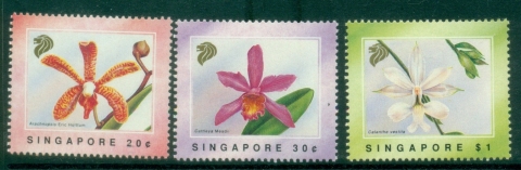 Singapore-1991-Flowers-Orchids-MUH
