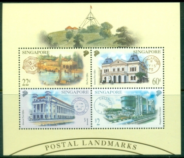 Singapore-2000-Post-Offices-Cancels-MS-MUH