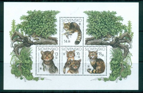 Slovakia-2003 WWF European Wild cat MS