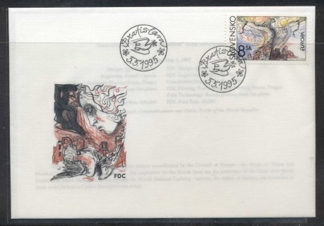 Slovakia-1995-Europa-Peace-Freedom-FDC