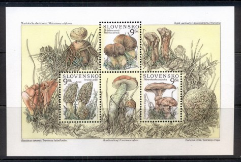 Slovakia-1997-Mushrooms-MS-MUH