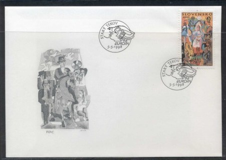 Slovakia-1998-Europa-Holidays-Festivals-FDC