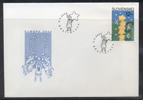 Slovakia-2000-Europa-Field-of-Stars-FDC