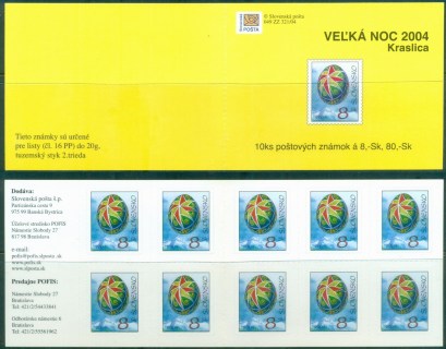 Slovakia-2004-Easter-Egg-Booklet-MUH