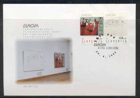 Slovenia-1993-Europa-Modern-Art-FDC