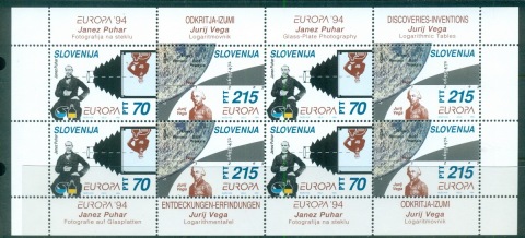 Slovenia-1994-Europa-Inventions-MS-MUH-2