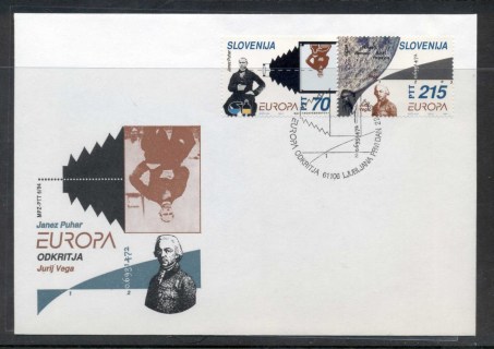 Slovenia-1994-Europa-Scientific-Discoveries-FDC