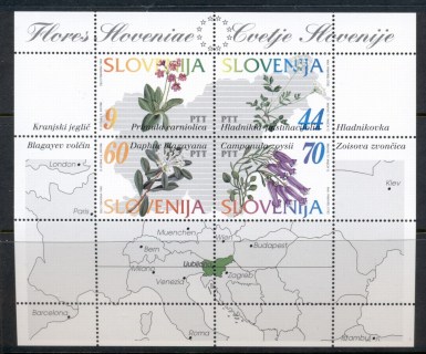 Slovenia-1994-Flowers-of-Slovenia-MS-MUH